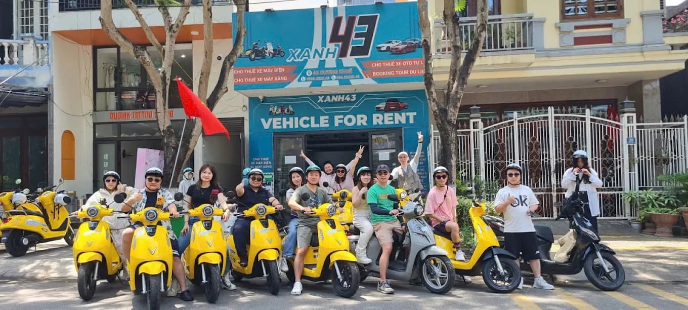 XANH43 dịch vụ thuê xe điện du lịch Đà Nẵng